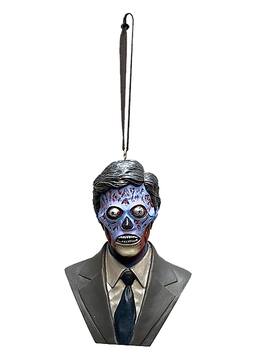 Trick or Treat Studios - They Live Holiday Horrors Ornament | Alien - Blue