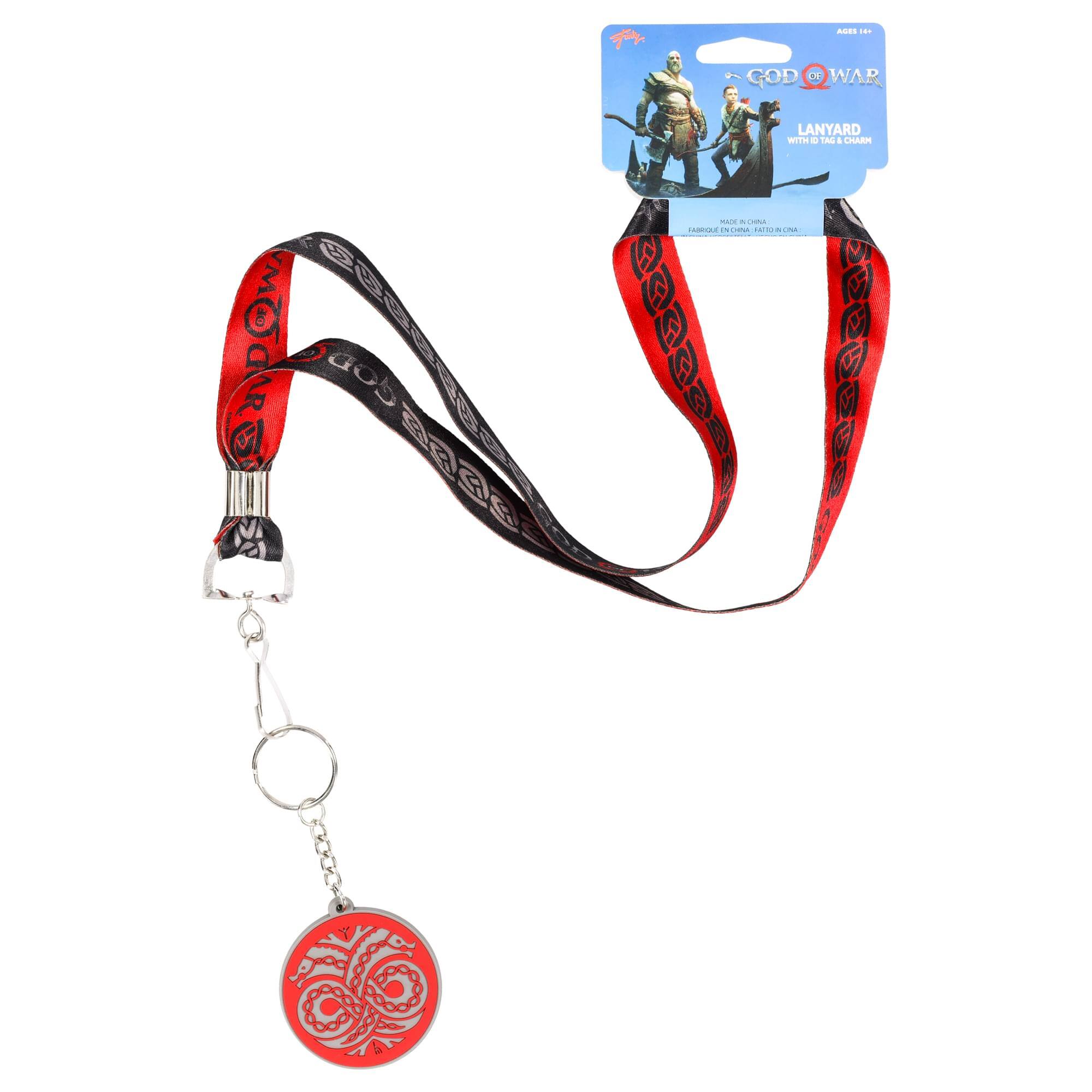 GOD OF WAR  
LANYARD WITH TAG & CHARM  
AGE 14+  
MADE IN CHINA  
FABRIQUÉ EN CHINE  
FABRICADO EN MÉXICO