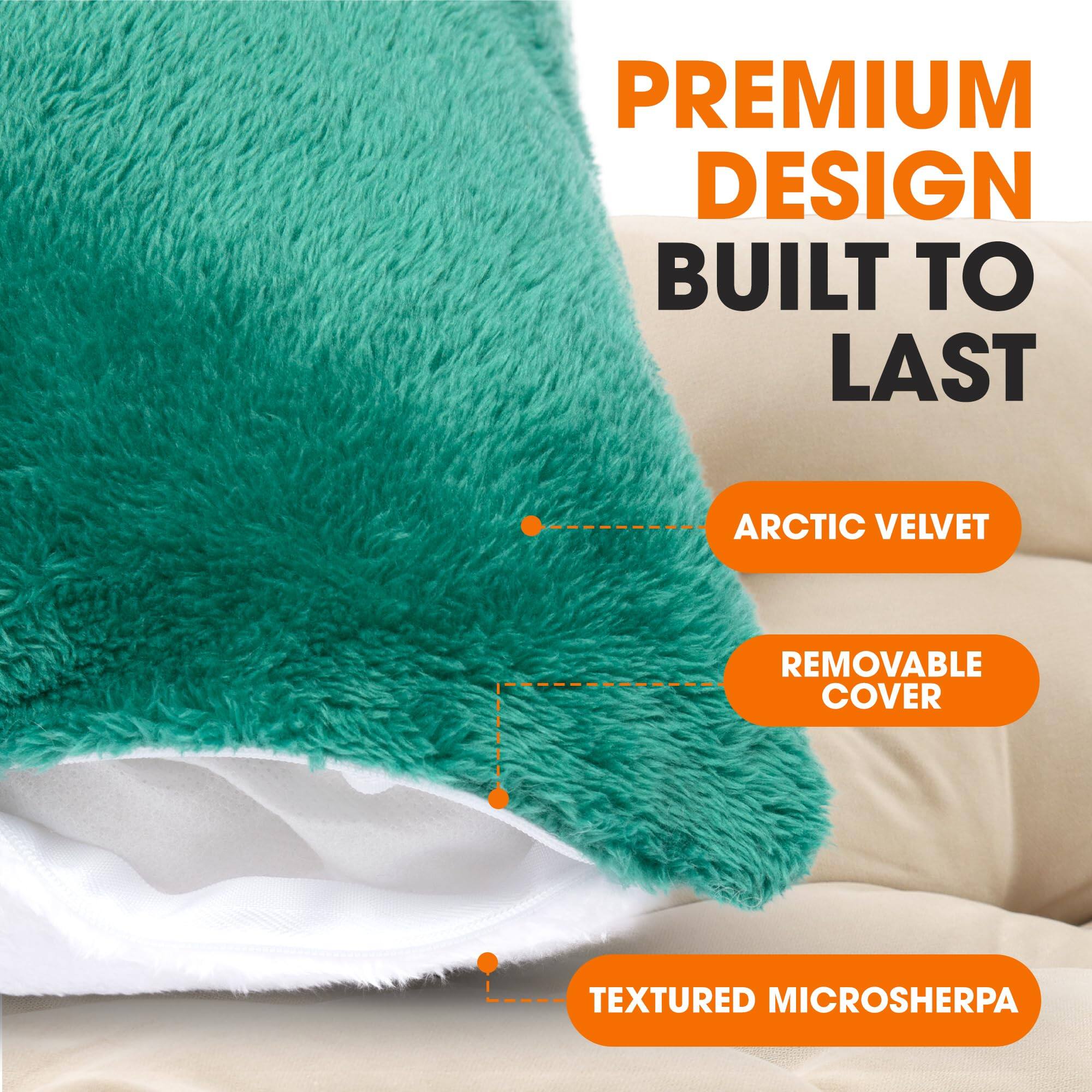 PREMIUM DESIGN BUILT TO LAST

ARCTIC VELVET

REMOVABLE COVER

TEXTURED MICROSHERPA