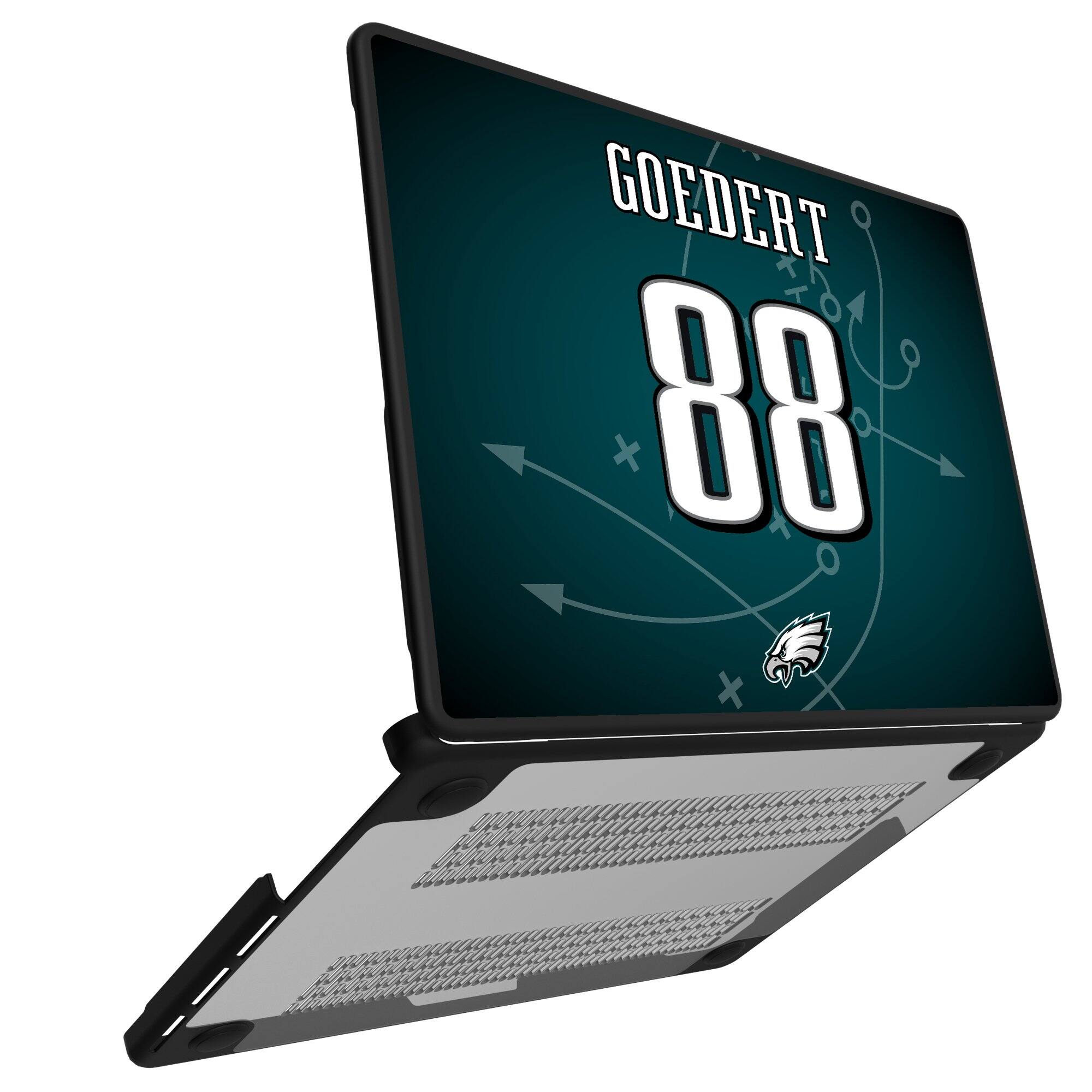 Alt View 1. Keyscaper - Dallas Goedert Philadelphia Eagles MacBook Case - Pro 16 in - Multicolor.
