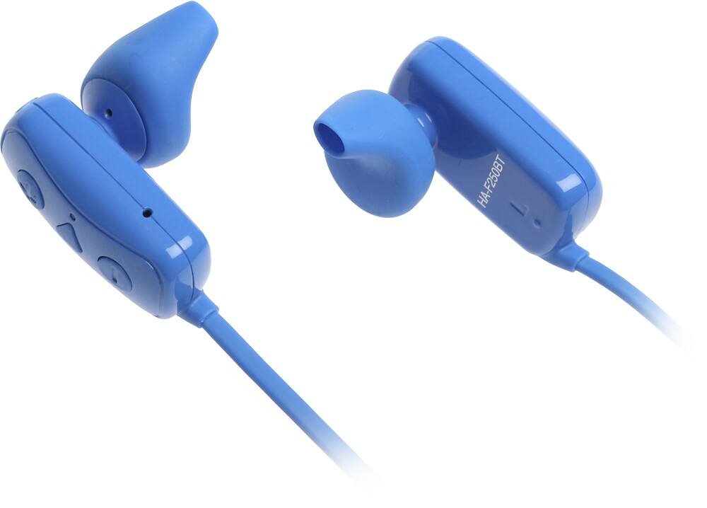 Alt View 11. JVC - Gumy Wireless In-Ear Headphones - Blue.