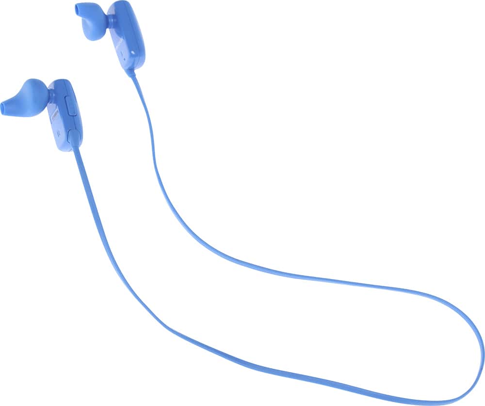 Left. JVC - Gumy Wireless In-Ear Headphones - Blue.