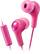 Left. JVC - HA Wired In-Ear Headphones - Pink.