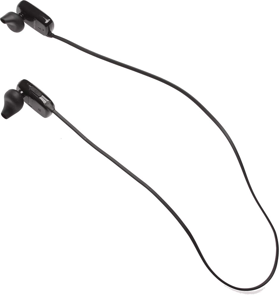 Left. JVC - Gumy Wireless In-Ear Headphones - Black.