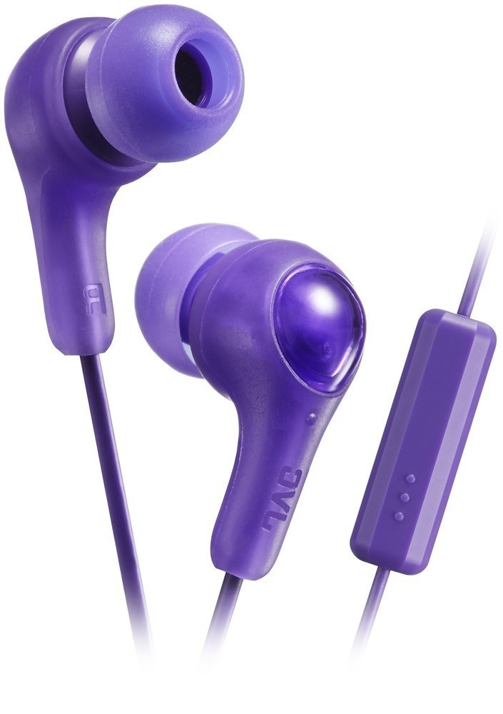 Angle View: JVC - HA Wired In-Ear Headphones - Purple