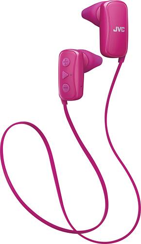 JVC - Gumy Wireless In-Ear Headphones - Pink - Larger Front