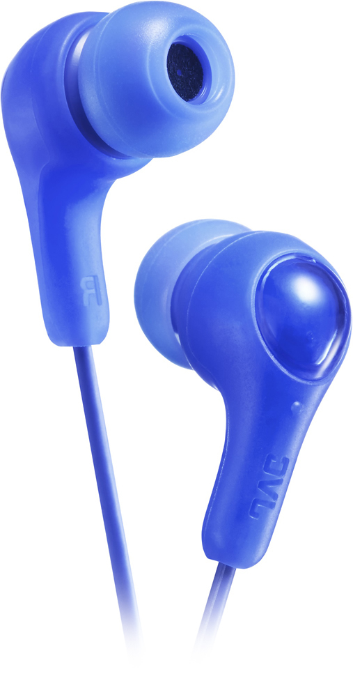 Angle View: JVC - HA Wired In-Ear Headphones - Blue