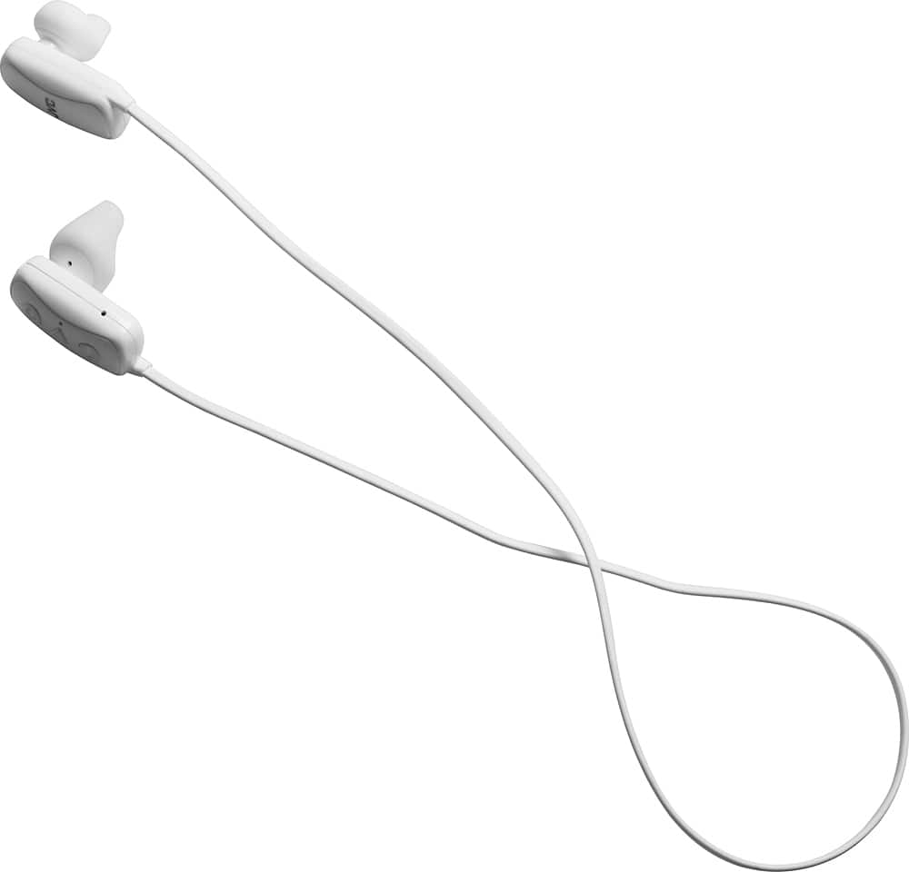 Angle. JVC - Gumy Wireless In-Ear Headphones - White.
