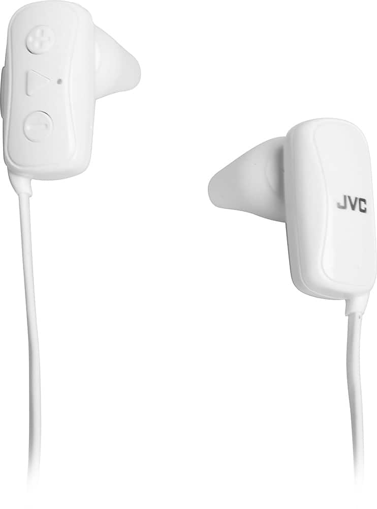 Alt View 12. JVC - Gumy Wireless In-Ear Headphones - White.