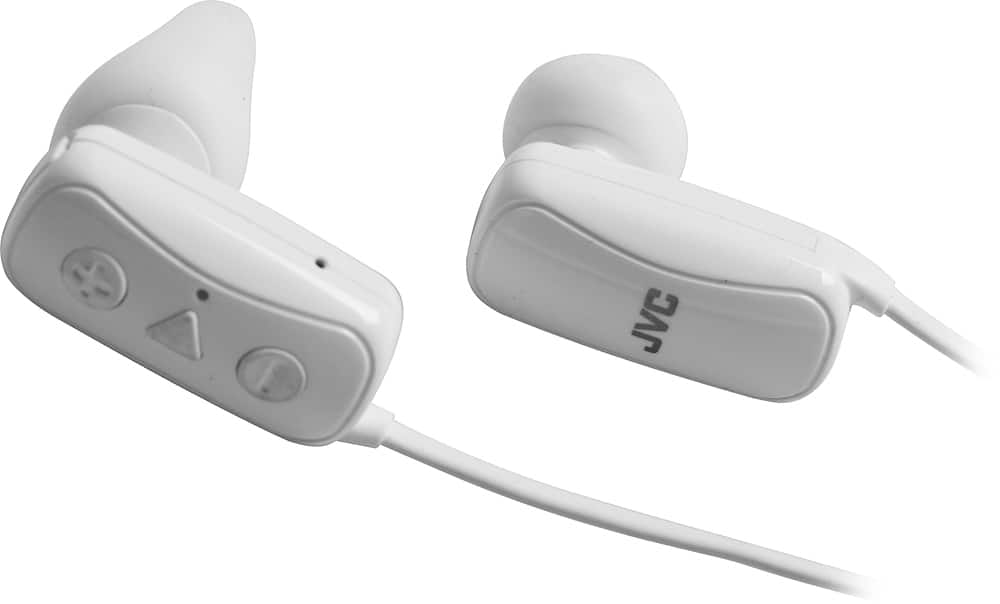 Alt View 13. JVC - Gumy Wireless In-Ear Headphones - White.