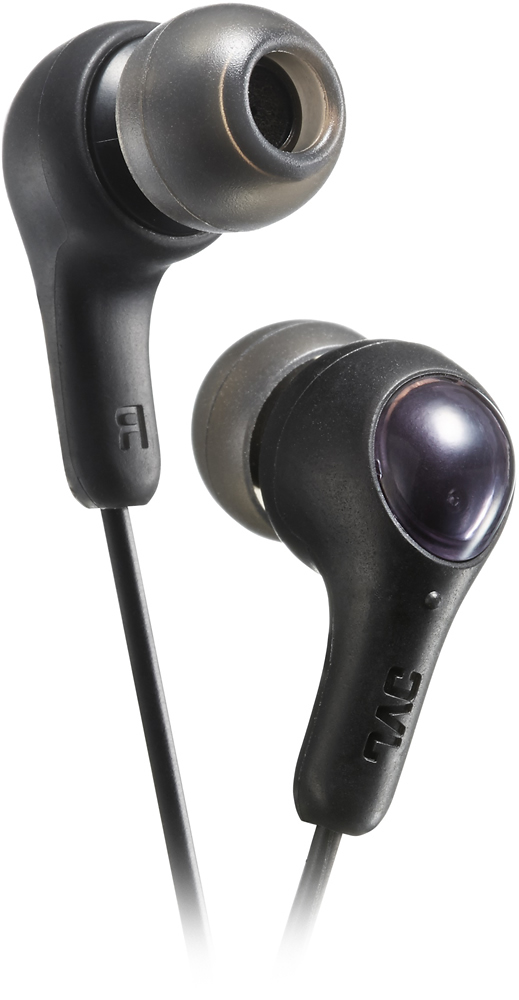 Angle View: JVC - HA Wired In-Ear Headphones - Black