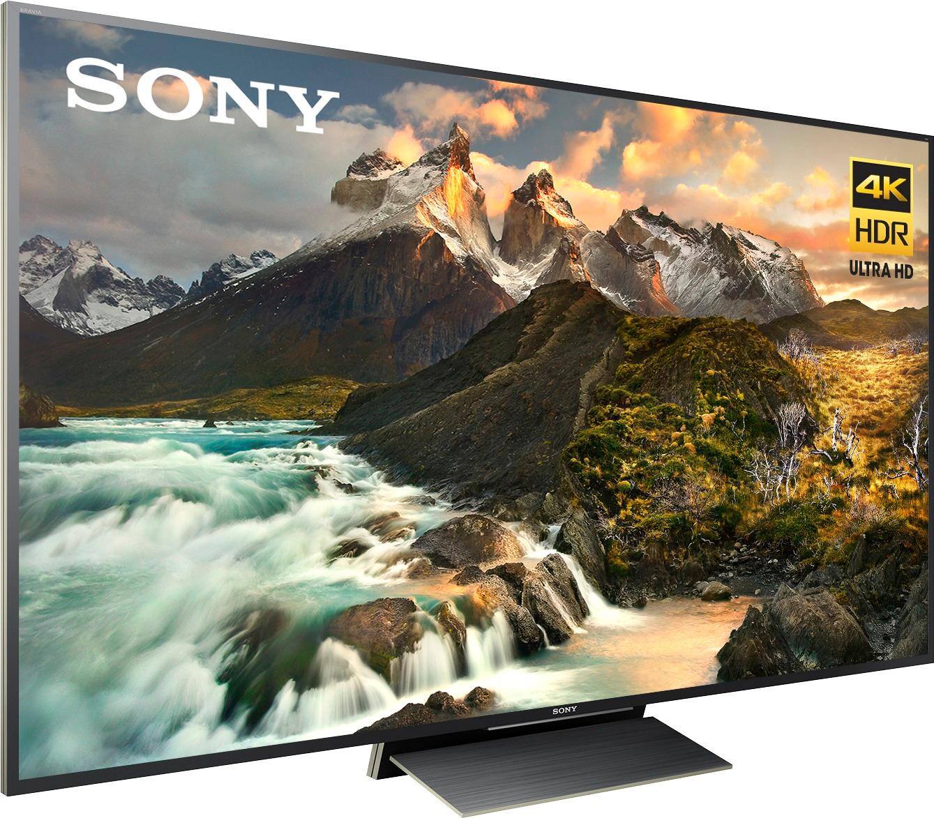 Angle. Sony - 65" Class - LED - Z9D Series - 2160p - Smart - 4K UHD TV with HDR.