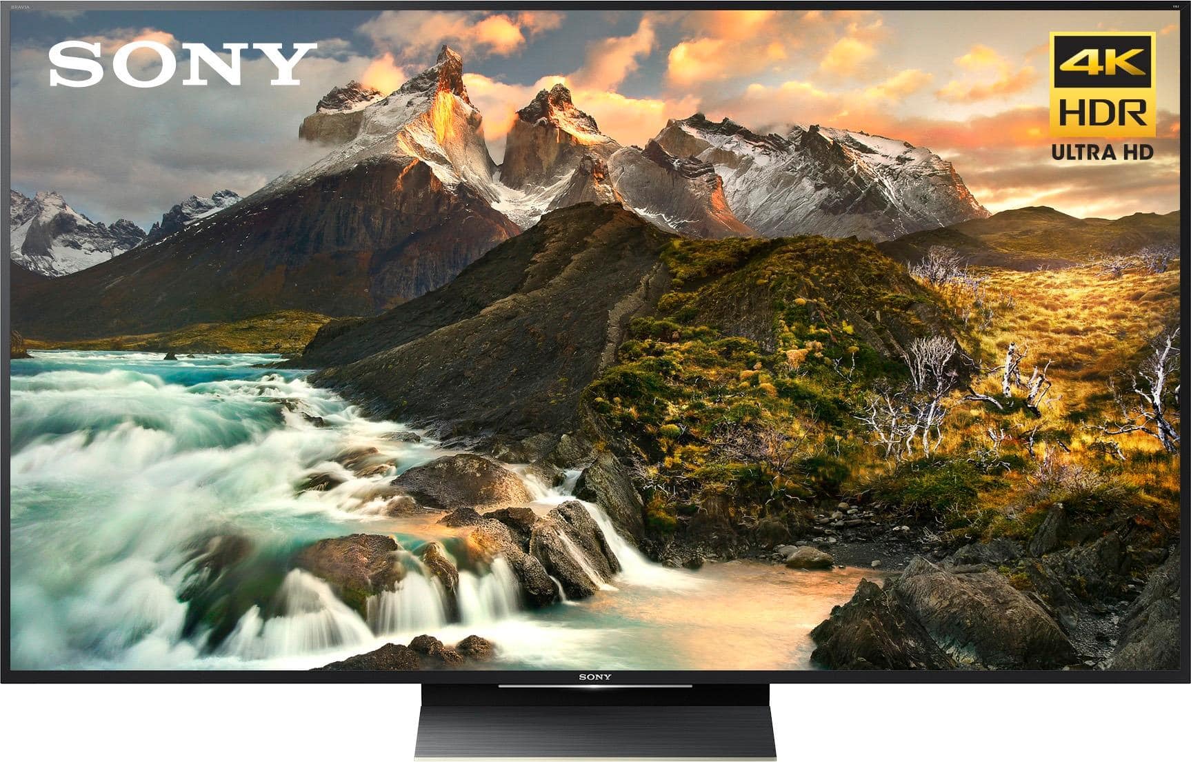 Front. Sony - 65" Class - LED - Z9D Series - 2160p - Smart - 4K UHD TV with HDR.