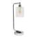 Alt View 13. Lalia Home - Modern Iron 450lm Desk Lamp with Glass Shade - Chrome.