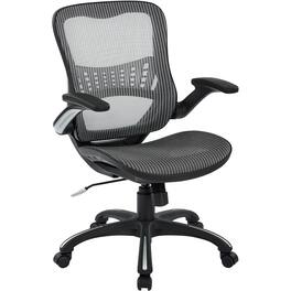 Office Star Products - Mesh Seat and Back Manager’s Chair - Gray