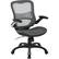 Front. Office Star Products - Mesh Seat and Back Manager’s Chair - Gray.