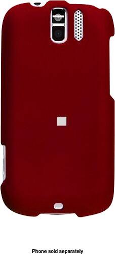 Front Standard. Fosmon - Bundle Snap-On Shell for HTC MyTouch 3G Slide Mobile Phones - Red.