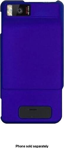 Front Standard. Fosmon - Bundle Snap-On Shell for Motorola DROID X and X2 Mobile Phones - Blue/Pink.