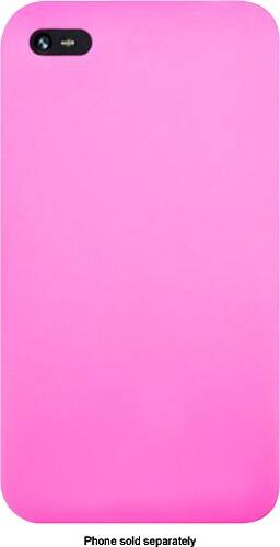 Front Standard. Fosmon - Bundle Silicone Case for AT&T Apple® iPhone® 4 - Hot Pink.