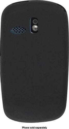 Front Standard. Fosmon - Bundle Skin for Samsung Freeform, Link R350 and Link R351 Mobile Phones - Black.