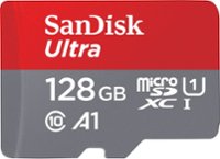 Front Zoom. SanDisk - Ultra 128GB microSDXC UHS-I Memory Card.