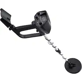 Barska - Pro Edition Metal Detector-High Sensitivity, Waterproof Search Coil, Adjustable Discrimination & Sensitivity - Black