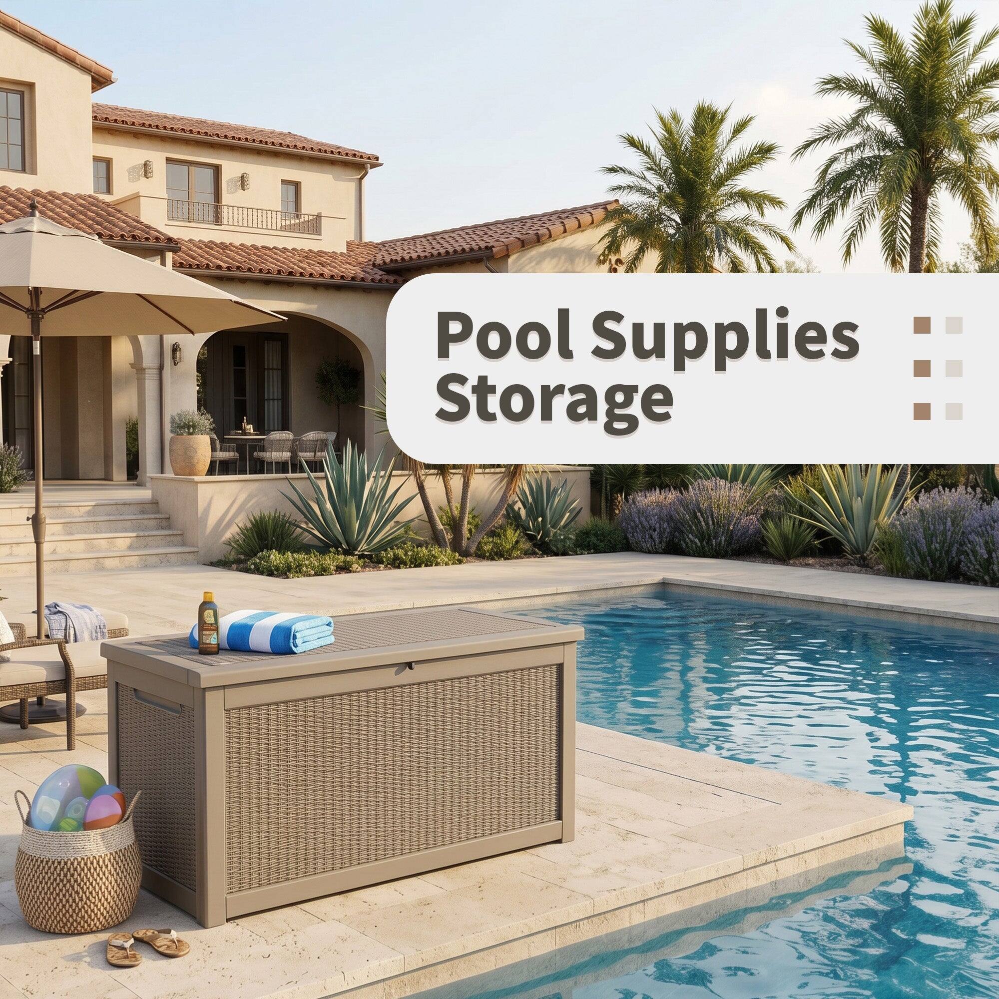 Pool Supplies Storage