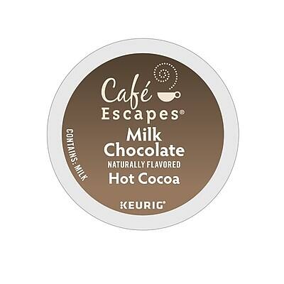 Café Escapes  
Milk Chocolate  
Naturally Flavored Hot Cocoa  
Contains Milk  
Keurig