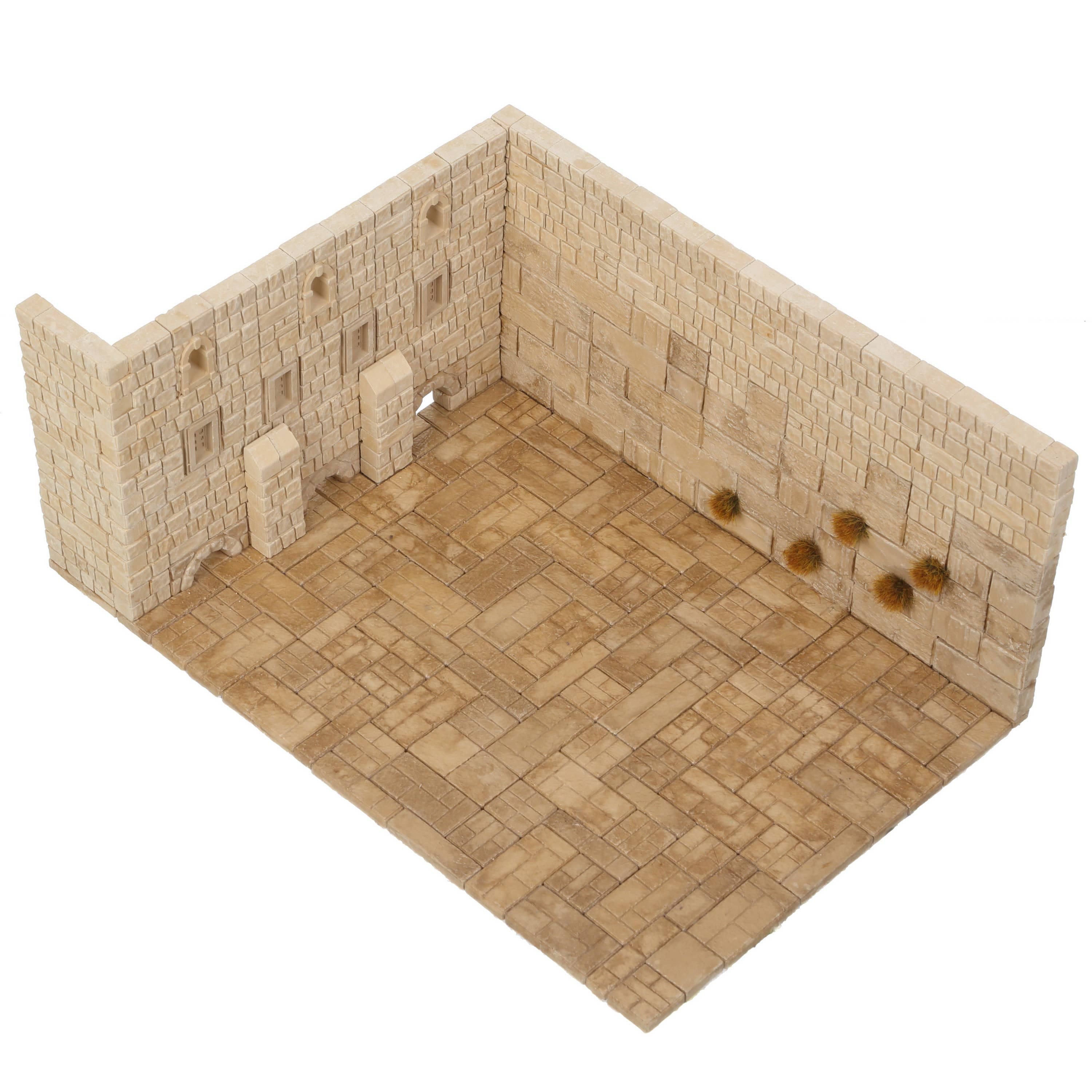 Wise Elk - Western Wall Model Mini Brick Architecture Kit, 630 pcs - Multicolor