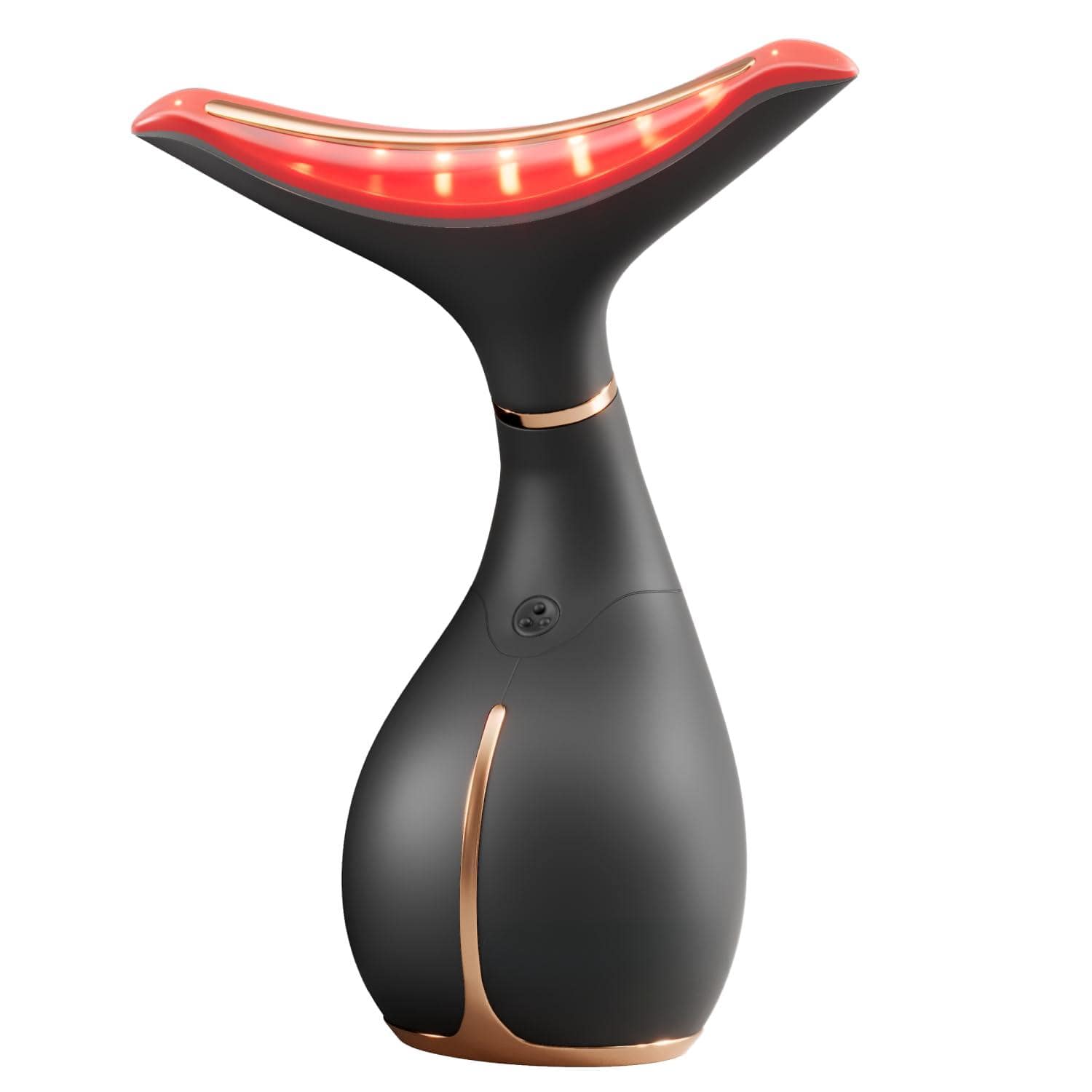 Live At Space - Red Light Face & Neck Massager with LED Vibration for Skin Firming - 642146672620