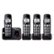 Alt View Zoom 11. Panasonic - KX-TGE234B DECT 6.0 Expandable Cordless Phone System with Digital Answering System - Black.