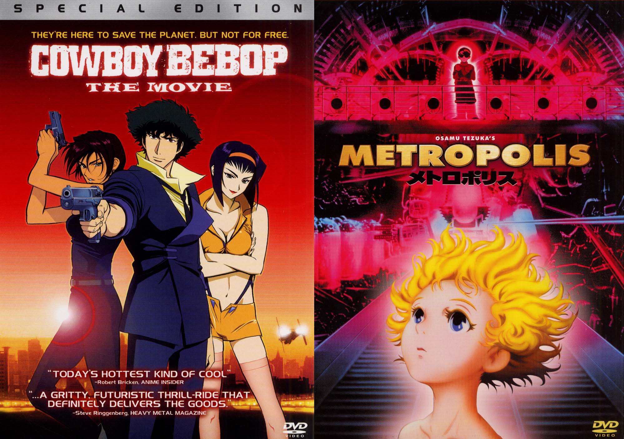 Afskrække Sydøst specielt Best Buy: Cowboy Bebop: The Movie/Metropolis [DVD]