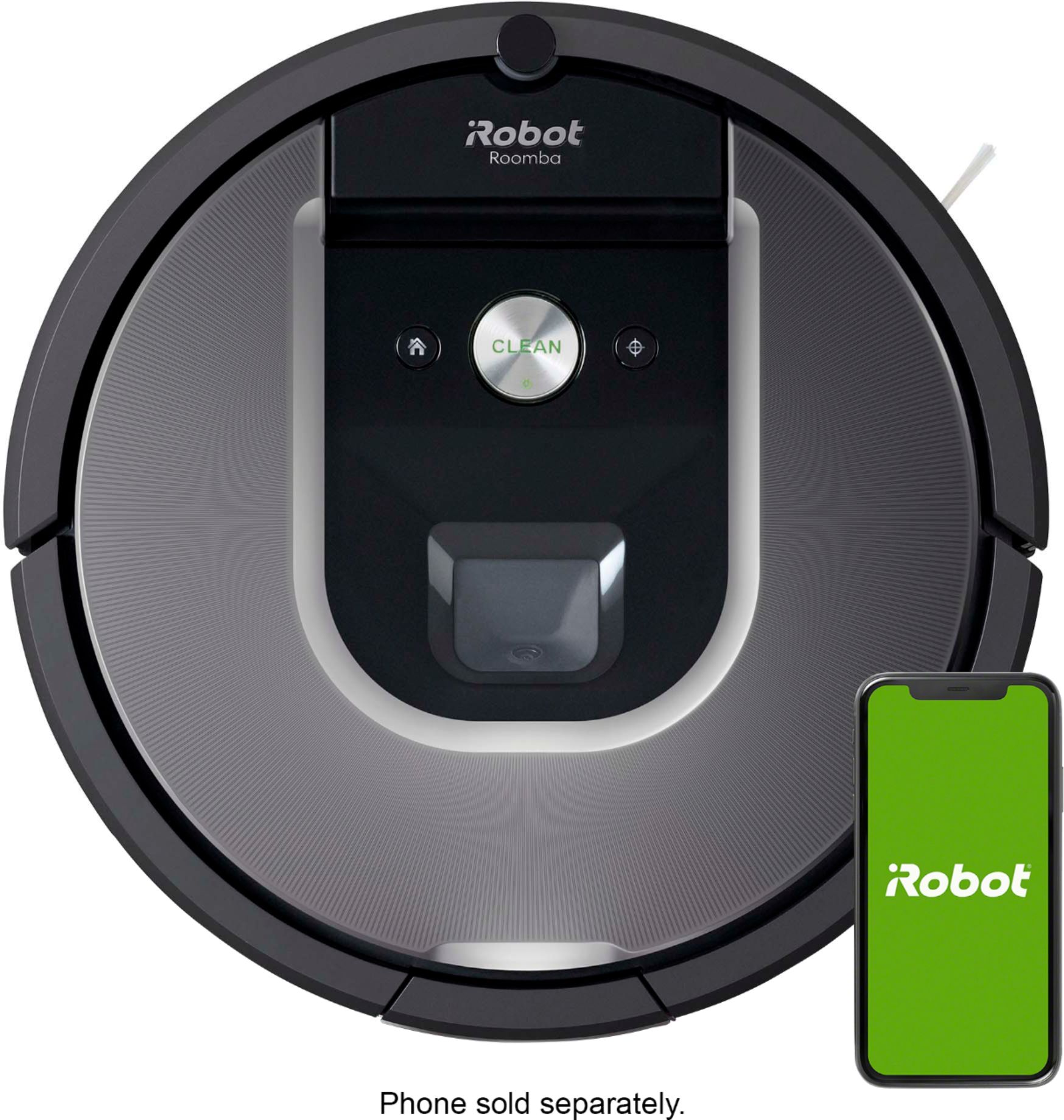 iRobot Roomba 960 Wi-Fi Connected Robot Vacuum Gray ... - Best Buy