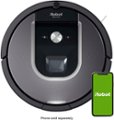 Front Zoom. iRobot - Roomba 960 Wi-Fi Connected Robot Vacuum - Gray.