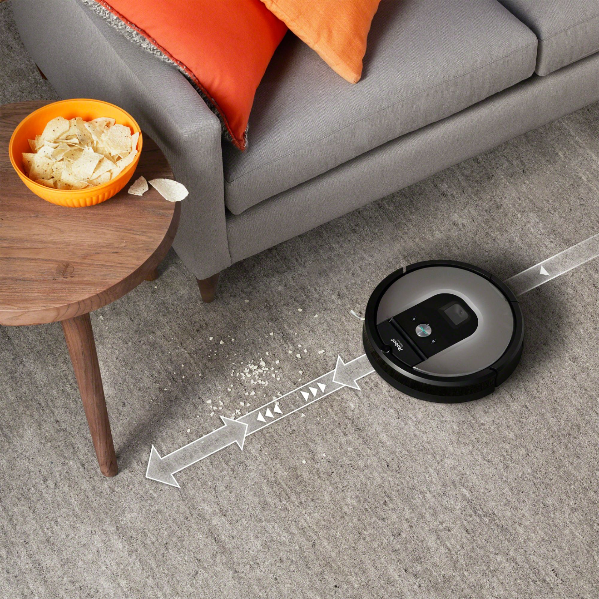 iRobot Roomba 960 Wi-Fi Connected Robot Vacuum Gray R960020 - Best Buy