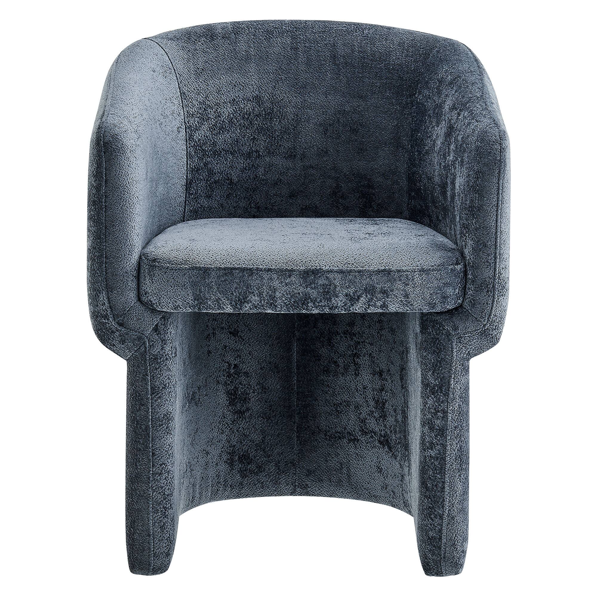 Alt View 5. Modway - Verity Barrel Back Dining Armchair - Slate Blue.