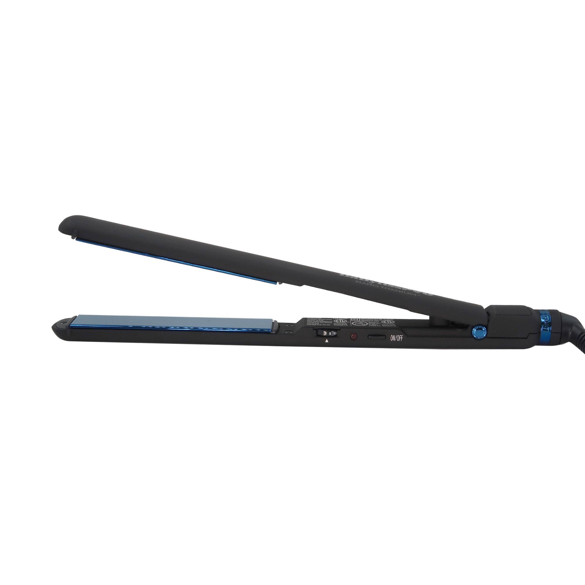 Front. Babyliss - BaByliss Pro LIMITED EDITON Nano Titanium Ultra-Thin 1" Flat Iron #BNTMB4072TUC (Dual Voltage).