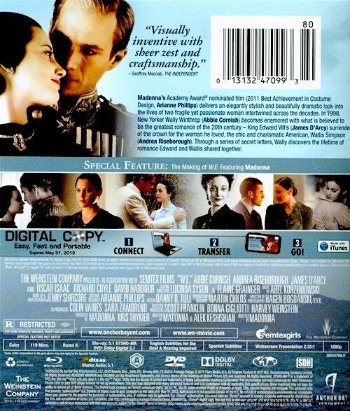 Alt View 1. W.E. (Blu-ray).