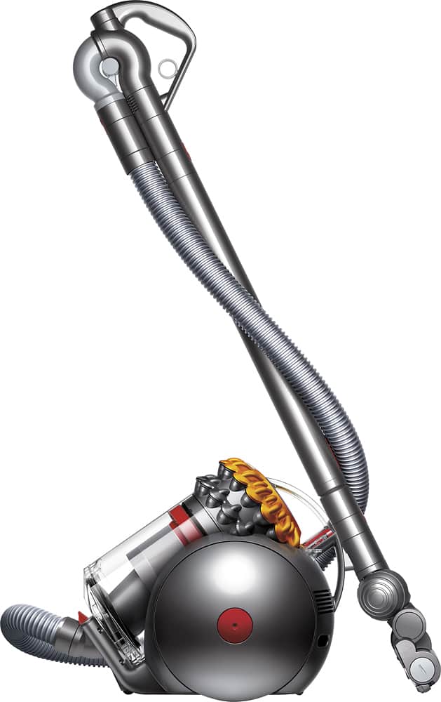 Front. Dyson - Big Ball Canister Vacuum - Yellow/iron.