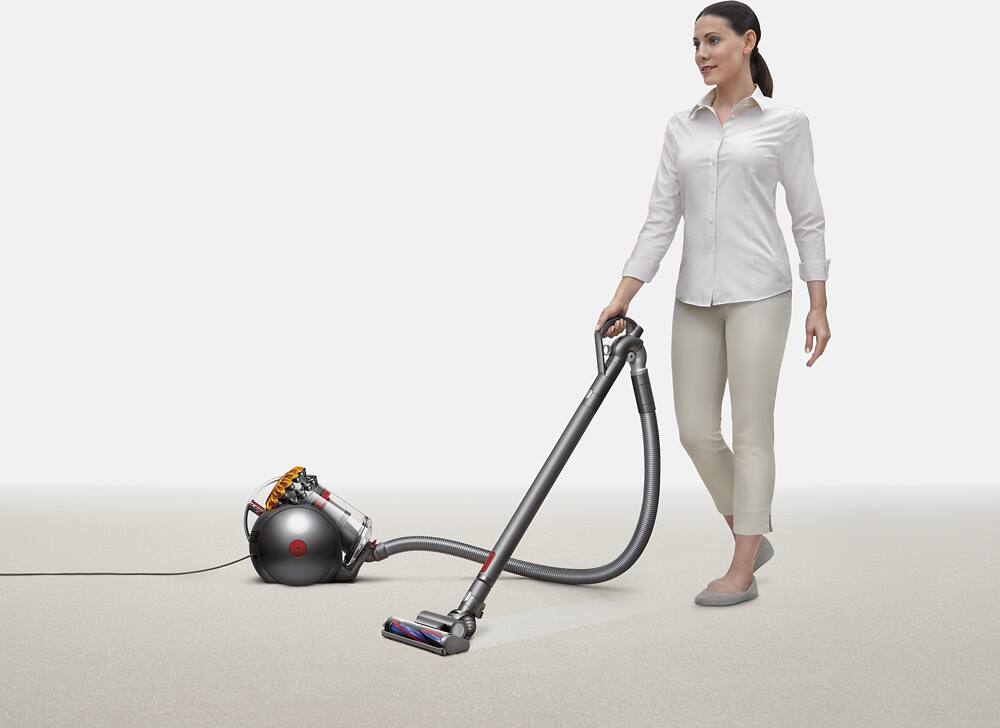 Alt View 14. Dyson - Big Ball Canister Vacuum - Yellow/iron.