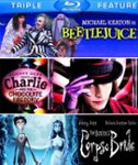 Front Standard. Beetlejuice/Charlie and Chocolate Factory/Tim Burton's Corpse Bride [3 Discs] [Blu-ray].