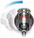 Alt View 13. Dyson - Cinetic Big Ball Canister Vacuum - Iron /nickel.