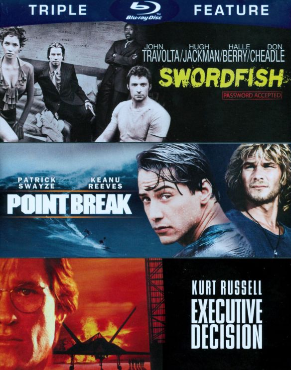  Executive Decision/Point Break/Swordfish [3 Discs] [Blu-ray]