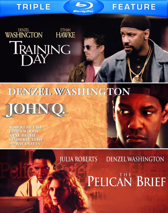 John Q./The Pelican Brief/Training Day [3 Discs] [Blu-ray]