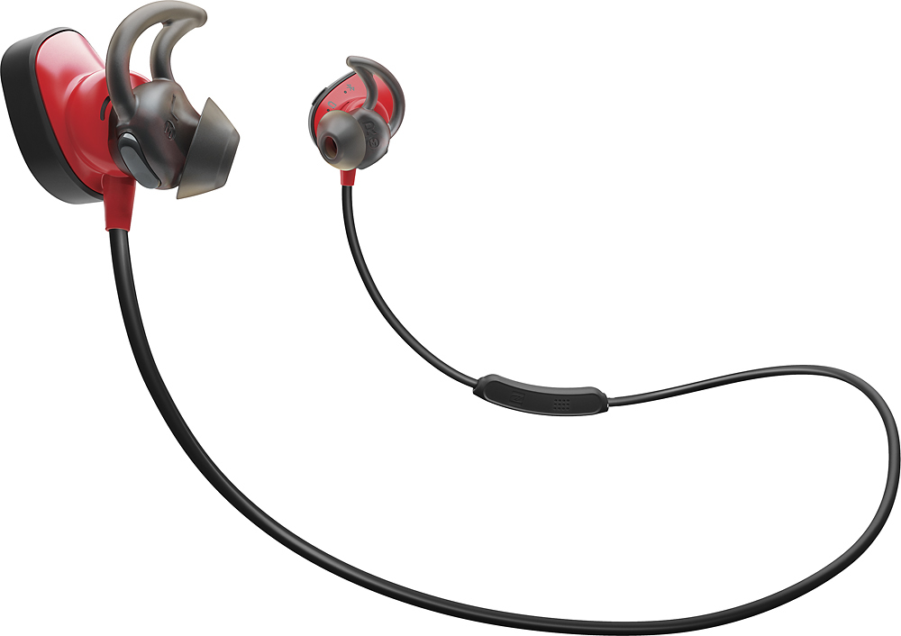 Bose SoundSport® Pulse wireless headphones Power Red 762518-0010 - Best Buy