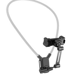 Cluzine - Neck Camera Mount Phone Holder, Anti-Shake Hands-Free POV Mount for Vlogging, Cycling, and Sports