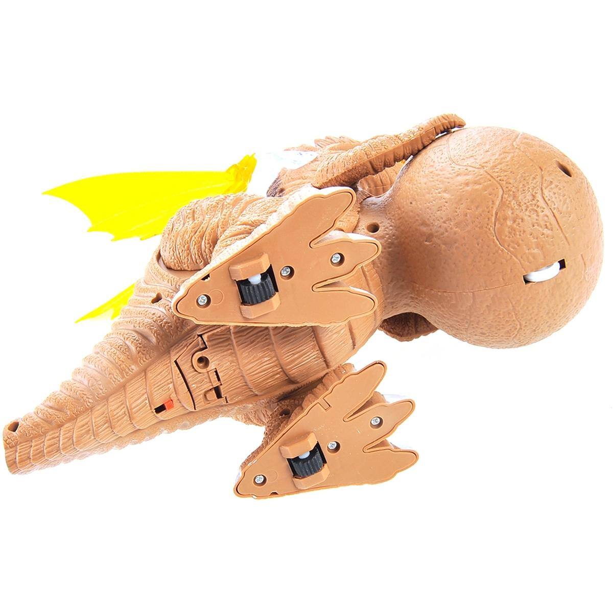 Angle. JuzToys - Dinosaur Toys for Kids 3-5, Primal Hatch Dinosaur Egg, Walking Dinosaur With Wings Toy With Lights And Sound - Multi.