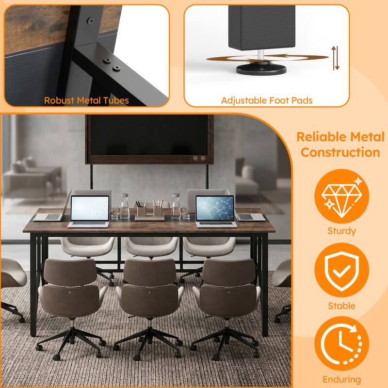 Robust Metal Tubes Adjustable Foot Pads Reliable Metal Construction Sturdy Stable Enduring