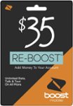 Front Zoom. Boost Mobile - $35 Re-Boost Prepaid Phone Card.
