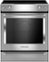 KitchenAid - 6.4 Cu. Ft. Self-Cleaning Slide-In Electric Convection Range - Stainless Steel